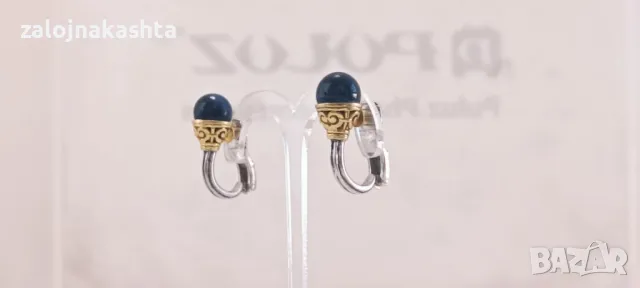 Старинни Италиански Обеци с Злато и Сребро-8,97гр, снимка 4 - Обеци - 48365292