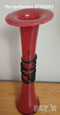 Красиви стъклени вази, снимка 5 - Вази - 52432220