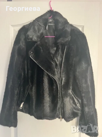 Уникално дамско палто Zara, снимка 3 - Палта, манта - 52621206