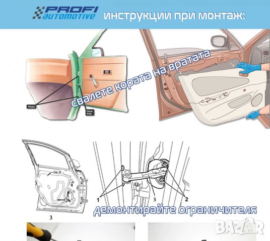 РЕМОНТНИ КОМПЛЕКТИ - ОГРАНИЧИТЕЛ ВРАТА SKODA FABIA /  ROOMSTER / PRAKTIK / YETI, снимка 3 - Части - 33106368