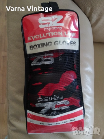 Боксови ръкавици 12 oz. кожа. SZ Fighters Пакистан.