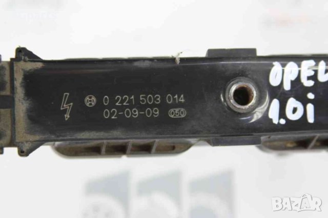 Запалителна бобина за Opel Corsa C 1.0i 58 к.с. (2000-2006) 0221503014, снимка 2 - Части - 43177624