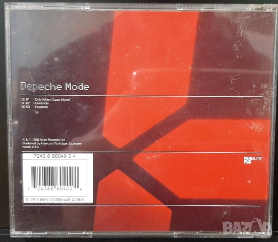 Depeche Mode Only When I lose Myself, снимка 3 - CD дискове - 53447791