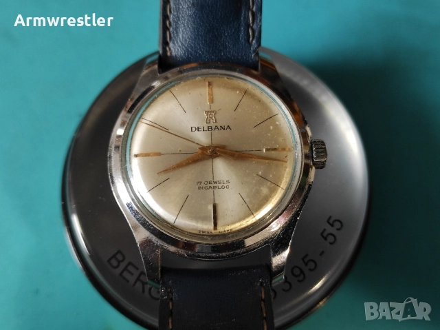 Швейцарски Механичен Мъжки Часовник DELBANA Swiss Made, снимка 2 - Мъжки - 51863364