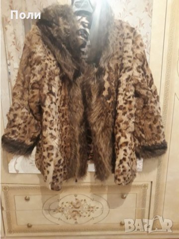 Луксозно палто естествен косъм, снимка 1 - Палта, манта - 27747931