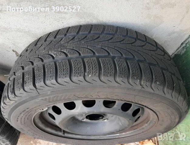 Зимни гуми Nokian 195/60/R15 DOT 4114 с джанти, снимка 7 - Гуми и джанти - 44087849