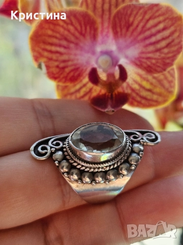 Много красив сребърен пръстен, снимка 3 - Пръстени - 52223307