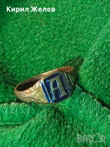 СТАРИНЕН САЧАНЕН ПРЪСТЕН с БУКВА МОНОГРАМ - А Ръчна ИЗРАБОТКА САЧАН За КОЛЕКЦИЯ 42665, снимка 13 - Антикварни и старинни предмети - 47131708