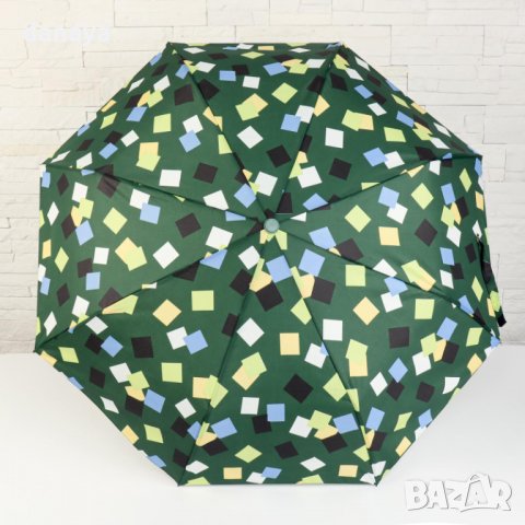 2225 Автоматичен сгъваем чадър за дъжд Квадрати, снимка 7 - Други - 33161169