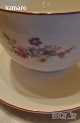 купичка с чинийка порцелан Китка България , снимка 4 - Прибори за хранене, готвене и сервиране - 37576570