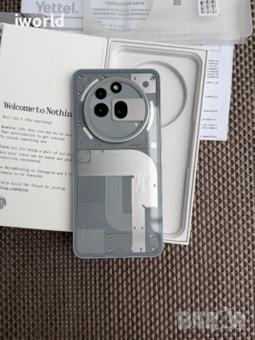 НОВ❗️ 36мес Гаранция❗️ Nothing Phone 3a PRO ❗️Лизинг от 23лв/м ❗️5G Black 12/256gb❗️grey сив, снимка 5 - Други - 52735922