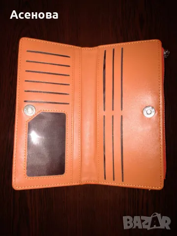 Оранжев дамски портфейл BAG TO BAG, снимка 3 - Портфейли, портмонета - 48804702