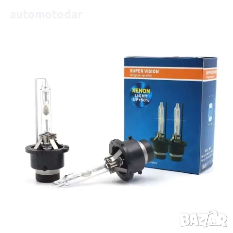 Крушка 2бр комплект ксенон D2S 12V 35W 6000K за фабричен ксенон 13370