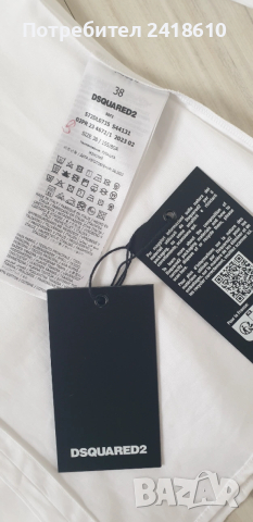 DSQUARED2 Italy , Cotton Womens Size 38 -  S НОВО ! ОРИГИНАЛ! Дамска Риза!, снимка 6 - Ризи - 53373327