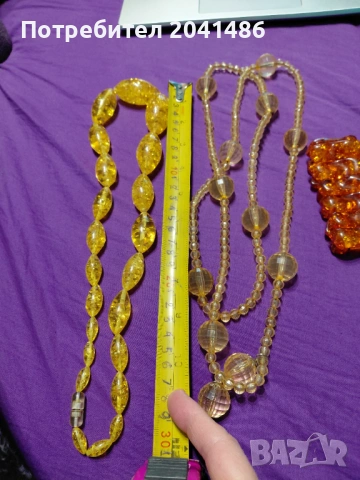 Кехлибарени бижута, снимка 4 - Колиета, медальони, синджири - 53297155
