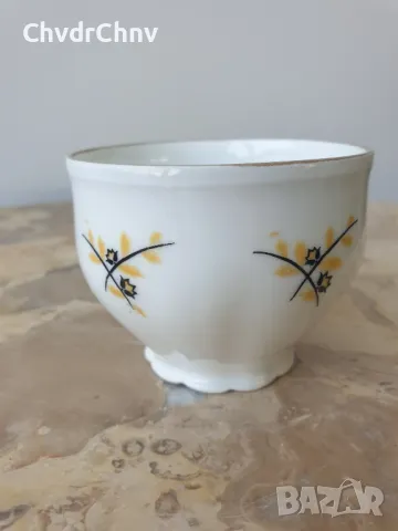 6бр MZ Altrohlau CMR Чехословакия/стар чешки порцеланов сервиз за кафе/сет чашка-чинийка, снимка 6 - Сервизи - 50048754