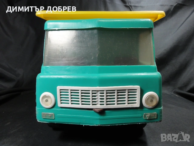 СТАРА РЕТРО СОЦ НРБ ПЛАСТМАСОВА ИГРАЧКА КАМИОН САМОСВАЛ КДН ЛЮЛИН, снимка 11 - Колекции - 53291660