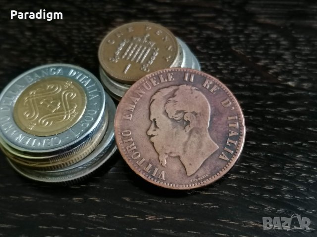 Монета - Италия - 10 чентесими | 1867г., снимка 4 - Нумизматика и бонистика - 33035760