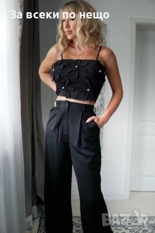 Дамски Комплект С Цветя - 2 Налични Цвята Код S340, снимка 5 - Комплекти - 52437466