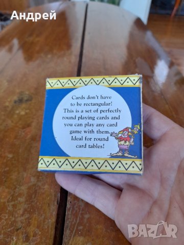 Стари кръгли карти за игра, снимка 2 - Други ценни предмети - 40095795