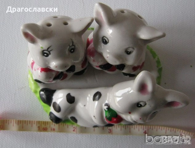 ПРАСЕ СВИНЯ бронз / месинг ФИГУРА СТАТУЕТКА метал, халба, солница, трите прасенца, снимка 10 - Декорация за дома - 28879176