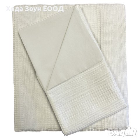 Двулицев Спален комплект 4 Сезона екрю- розе/сив/бежов/мента – 3 части, снимка 6 - Спално бельо - 43365997