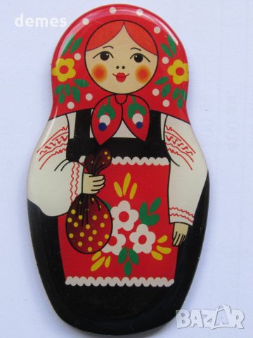 Автентичен магнит-матрьошка от Русия-серия