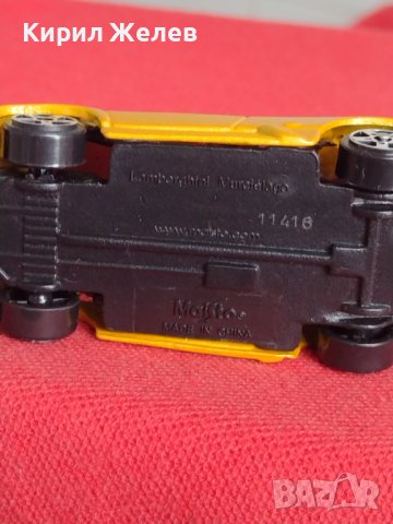 Метална количка LAMBORGHINI MADE IN CHINA перфектно състояние за КОЛЕКЦИЯ ДЕКОРАЦИЯ 19050, снимка 9 - Колекции - 40663496