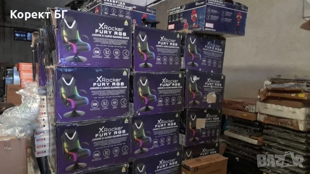 Компактен и сгъваем стол за всички ваши игрови нужди; Игрален стол X-Rocker Junior 2.1 Audio, снимка 6 - Столове - 50948657