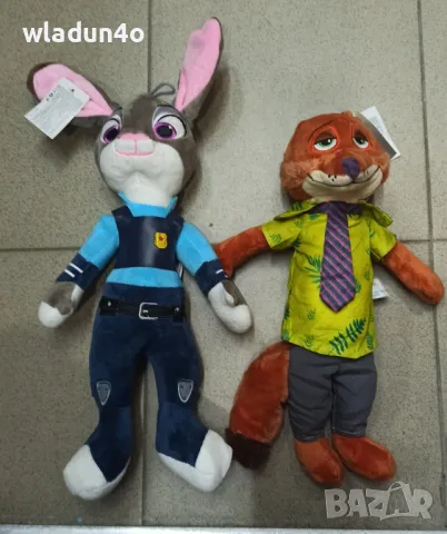 Героите от Зоотрополис-заекаДжуди Хопс лисица Ник Уайлд-20лв, снимка 2 - Плюшени играчки - 49650793