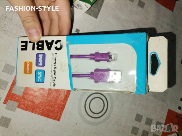 USB Кабел за Iphone, снимка 2 - USB кабели - 37054337