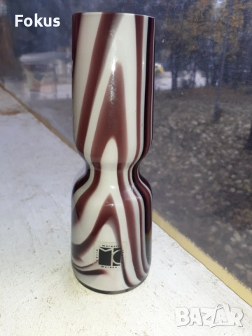 Страхотна маркова дизайнерска ваза Carlo Moretti Murano