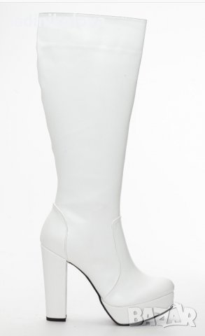 Нови бели ботуши, снимка 1