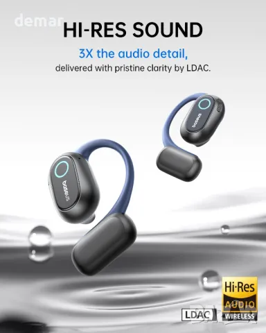 Слушалки с отворено ухо Baseus Bowie MF1 Bluetooth 5.4, ENC, IPX4, снимка 2 - Безжични слушалки - 49493959