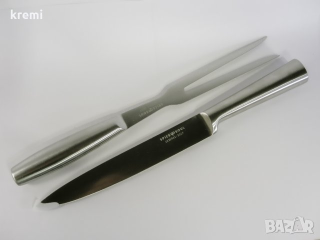 НОВ! Комплект нож и вилица за месо 34 см, снимка 8 - Прибори за хранене, готвене и сервиране - 28281554
