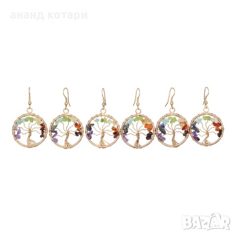 Обеци седем чакри  