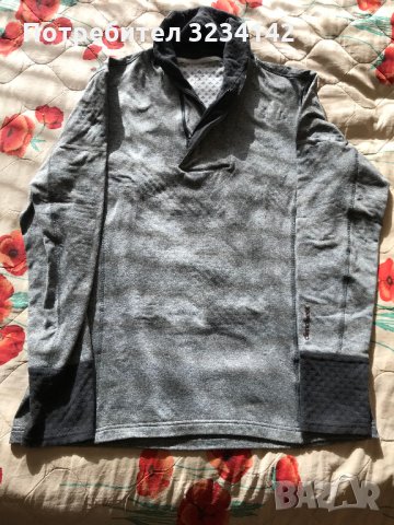 Оригинална блуза Адидас с висока яка и цип, снимка 3 - Блузи - 35219092