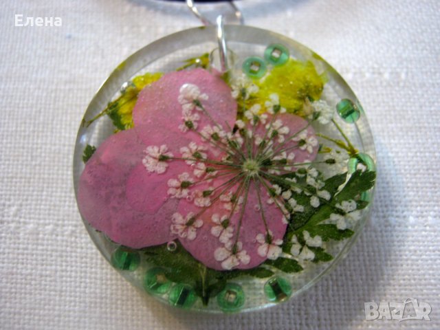 Бижута с естествени цветя 3, снимка 10 - Бижутерийни комплекти - 28633110