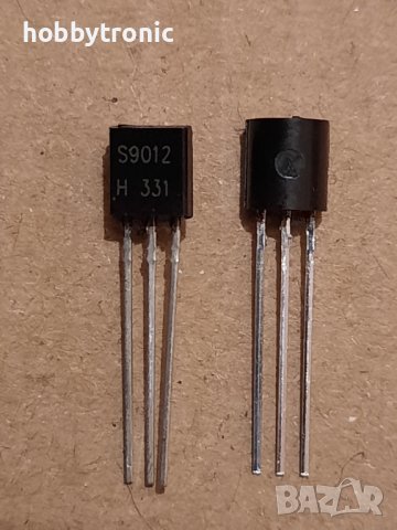 S9012-PNP, S9013-NPN транзистори 25V 0.5A 0.625W TO92