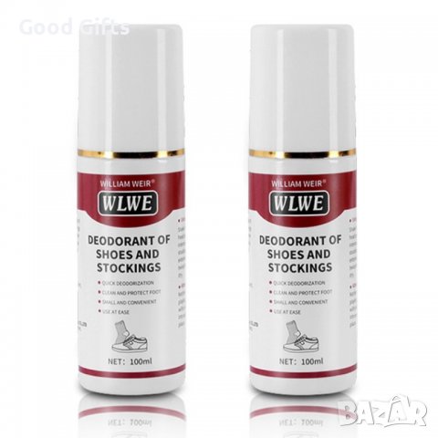СПРЕЙ ЗА ОБУВКИ ПРОТИВ НЕПРИЯТНИ МИРИЗМИ WILLIAM WEIR, снимка 3 - Препарати за почистване - 38174303