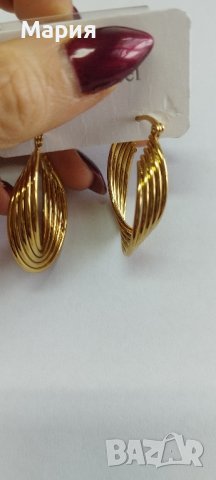 Халки от позлатена стомана , снимка 2 - Пръстени - 43549816