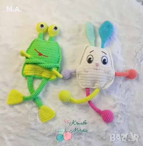 Интерактивни играчки - дрънкалки за бебе, ръчна изработка , снимка 1