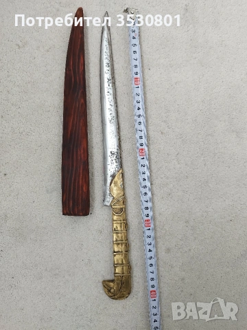 Стар буйновски нож каракулак , снимка 3 - Антикварни и старинни предмети - 53429587