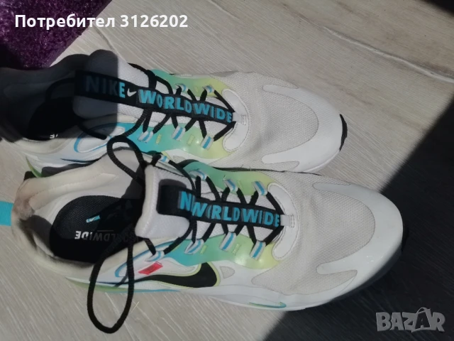 Мъжки маратонки Nike Air Max 270 React SE "Worldwide Pack" Бели 46, снимка 2 - Маратонки - 51341182