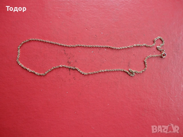 Позлатена верижка колие 15, снимка 4 - Колиета, медальони, синджири - 53323554