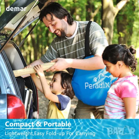 Peradix 4 в 1 бебешки басейн, плажна палатка с UV слънцезащитен навес и мрежа против комари, снимка 5 - Други - 49689545