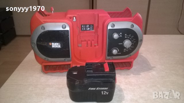 black & decker profi radio+батерия-внос швеицария, снимка 15 - Радиокасетофони, транзистори - 26414323