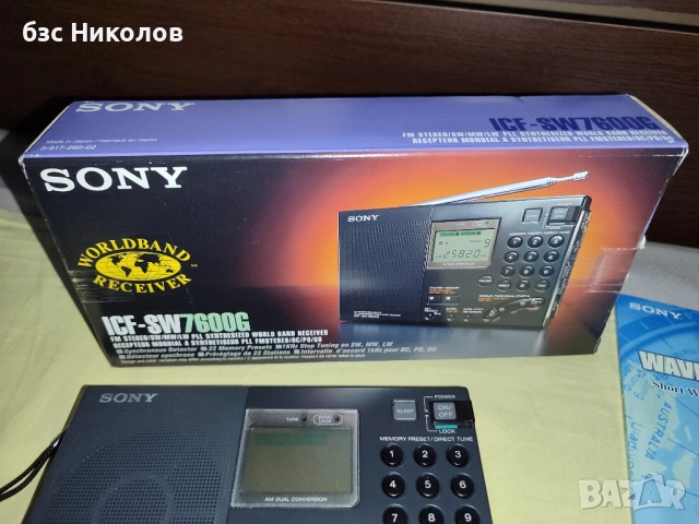 Радио Sony ICF-SW7600G FM Stereo/SW/MW/LW PLL World Radio., снимка 12 - Радиокасетофони, транзистори - 52852053