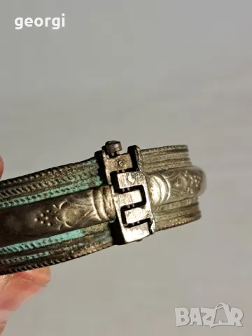 Стара възрожденска гривна за носия, снимка 2 - Антикварни и старинни предмети - 48642150