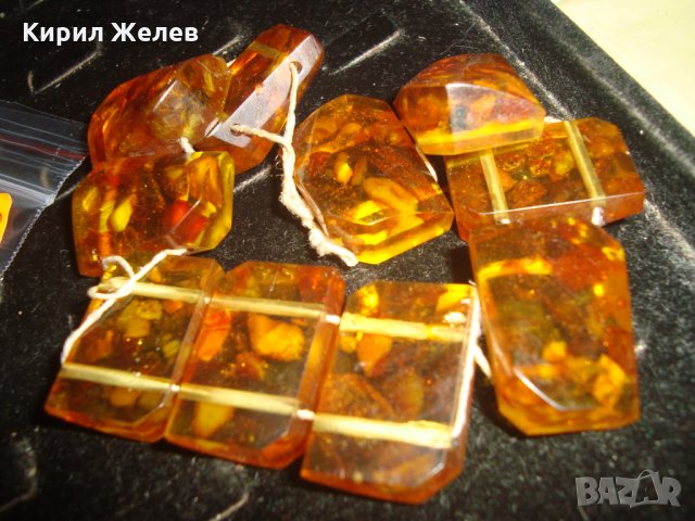 КЕХЛИБАРЕНА ГРИВНА РЕТРО СТИЛ БАЛТИЙСКИ КЕХЛИБАР РЯДКА СТАРА РУСКА 23433, снимка 11 - Гривни - 33423146